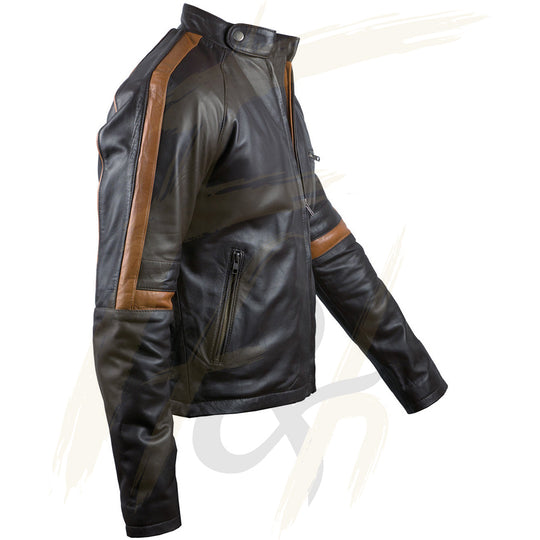 Suprendo Stripe Leather Jackets for Men – Men’s Leather Jackets
